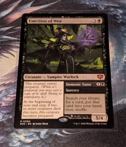 M.T.G. Secrets of Strixhaven Emeritus of Woe Regular Near Mint - Image 1