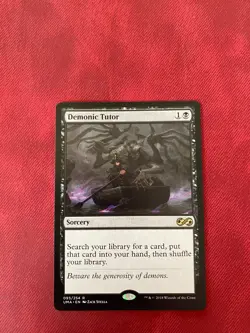 Demonic Tutor-Ultimate Masters Mint Condition MTG - Image 1