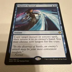 Wizards of the Coast MTG Narset's Reversal WAR Rare 062/264 EN Blue Regular - Image 2