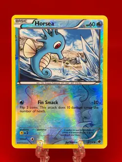 Pokemon TCG Horsea Plasma Freeze 18/116 Black & White Reverse Holo 2013 LP - Image 1