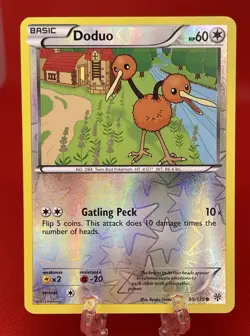 Pokemon TCG Doduo Black & White 99/135 Plasma Storm Reverse Holo English LP - Image 1