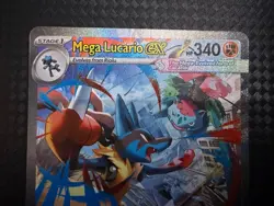 Pokemon TCG Mega Lucario EX Holo Special Illustration Rare Me01 179/132 340 HP - Image 2