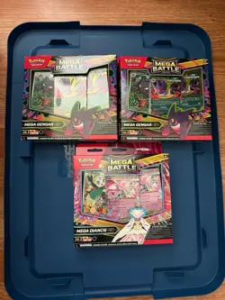 Mega Gengar ex + Mega Diancie Ex Mega Battle Decks Set of Two Sealed Pokemon TCG - Image 1