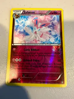 Sylveon 72/111 Rare Furious Fists Pokemon Reverse Holo Lightly Played - Image 1