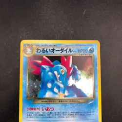 Dark Feraligatr Holo No.160 Neo 4 Destiny - Japanese Pokemon Card - 2001 - Image 3