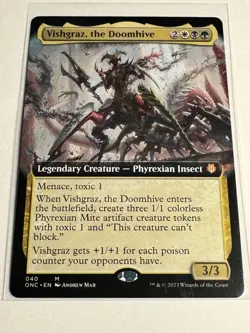 Vishgraz, the Doomhive (Extended Art) Commander Phyrexia All Will Be One Regular - Image 1