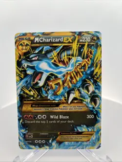 M Charizard EX (X) 108/106 Secret Rare Holo XY Flashfire Pokemon Card - Image 1