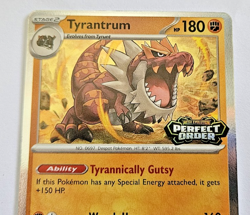 Pokemon Tyrantrum 066 Promo Perfect Order Stamped - Image 2