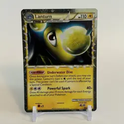 2010 Lanturn Unleashed Holo 86/95 Pokemon - Image 1