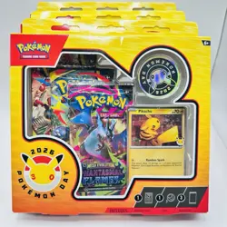 Lot of 3x Pokemon TCG Pokemon Day 2026 Collection Boxes | New Factory Sealed - Image 5
