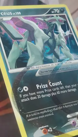 Arceus, Holofoil Arceus AR1 - NM - Image 3
