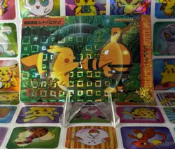 Pokemon Holo Vintage Pocket Monsters Vending Prism Sticker Nintendo collections - Image 4