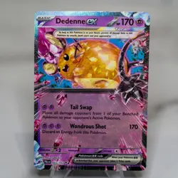 Pokemon TCG Dedenne ex Scarlet & Violet - Paldea Evolved 093/193 Holo Double... - Image 1