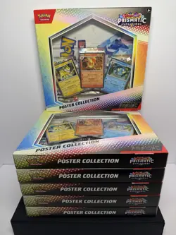 Lot Of 6 - Pokemon TCG: Prismatic Evolutions - Poster Collection Sealed/New - Image 1