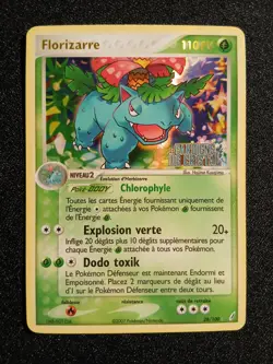 Florizarre 28/100 Holo Reverse FR Ex Gardiens de Cristal carte Pokemon Excellent - Image 1