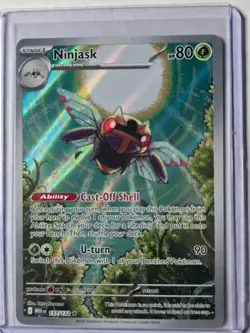 Ninjask 137/132 Illustration Rare Mega Evolution Pokemon Near Mint - Image 1