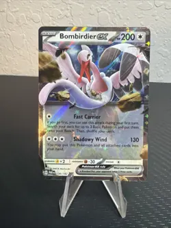 Bombirdier EX 156/182 Double Rare Scarlet & Violet Paradox Rift Pokemon TCG - Image 3