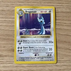 Pokemon TCG Shadowless Dragonair 018/102 Rare Base Set Regular 1999 with Bonus - Image 1