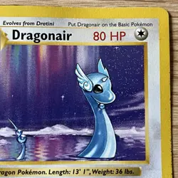 Pokemon TCG Shadowless Dragonair 018/102 Rare Base Set Regular 1999 with Bonus - Image 3