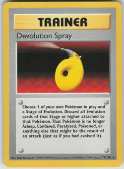 Pokemon TCG Devolution Spray Rare Base Set (Shadowless) 072/102 - Image 1