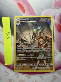 Pokemon Cosmic Eclipse TCG Steelix 247/236 Secret Rare Holo NM - Image 1