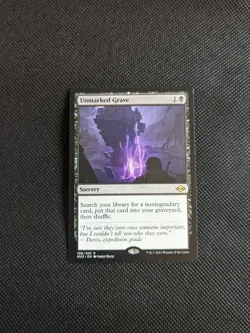 MTG Unmarked Grave Modern Horizons 2 Regular Rare - Image 1