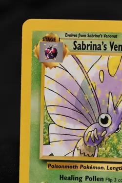 Sabrina's Venomoth 34/132 MP Gym Heroes Regular Rare Unlimited Pokemon TCG - Image 2