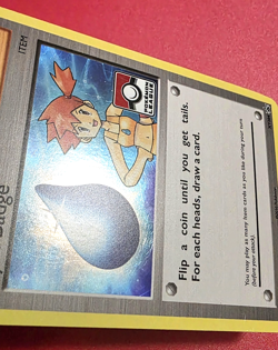 Misty Gym Badge XY204 Black Star Promo Pokemon League Cascade Badge Holo 2016 LP - Image 5