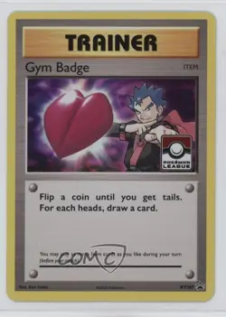 Gym Badge - Koga (Pokemon League) Holo Pokemon XY Black Star Promo #XY207 - Image 1