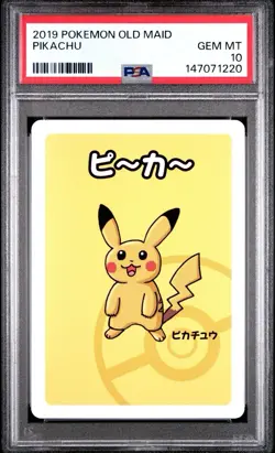 PSA 10 Gem Mint Pikachu - 2019 Pokemon Old Maid - Image 1