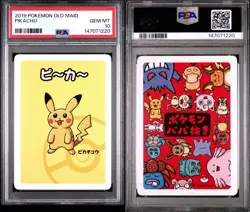 PSA 10 Gem Mint Pikachu - 2019 Pokemon Old Maid - Image 3