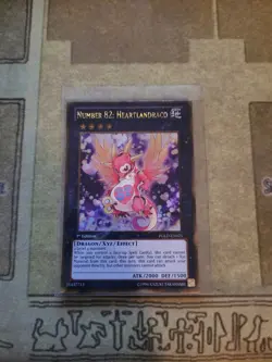 YUGIOH NUMBER 82: HEARTLANDRACO PGLD-EN025 GOLD SECRET 1ST ED NM - Image 1