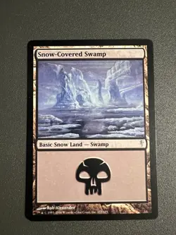 MTG Snow-Covered Swamp Coldsnap MP - Image 1