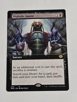 Diabolic Intent (Extended Art) The Brothers' War Foil - Image 1