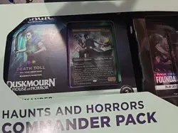 Magic The Gathering MTG Duskmourn Haunts & Horrors Commander Pack Sealed - Image 3