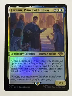MTG Lord of the Rings Faramir, Prince of Ithilien Foil 0202 NM Rare - Image 1