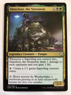 MTG Dominaria Slimefoot, the Stowaway 205/269 NM - Image 1