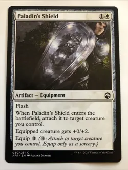 MTG Adventures In The Forgotten Realms Paladin’s Shield 030/281 NM - Image 1