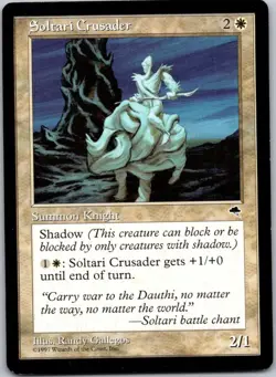 Magic the Gathering Soltari Crusader Tempest MTG Free Shipping! - Image 1