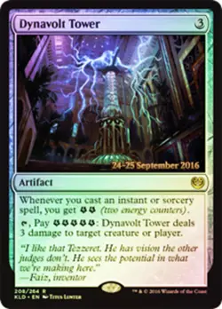 MTG Dynavolt Tower - Foil - Prerelease Promo, Prerelease & Release Promos, Heavi - Image 1