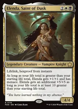 Elenda, Saint of Dusk x1 1x Foundations NM MTG - Image 1