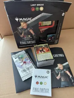 MTG Magic The Gathering Final Fantasy Commander Deck Limit Break BOX opened - Image 1