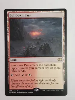 Sundown Pass NM #266 Innistrad: Crimson Vow MTG - Image 1