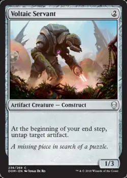 Voltaic Servant X4 (Dominaria (2018)) MTG (NM) *CCGHouse* Magic - Image 1