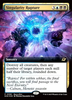 Singularity Rupture - Promo Foil Extended Art - Edge of Eternities - MTG - Image 1