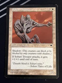 1x Soltari Trooper (47) Tempest MP MTG Magic the Gatehring x1 MKE - Image 1