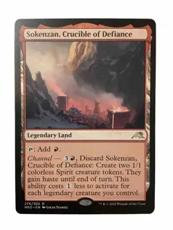 MTG NEO: Sokenzan, Crucible of Defiance (Legendary Land) 276/302 Regular Rare - Image 1