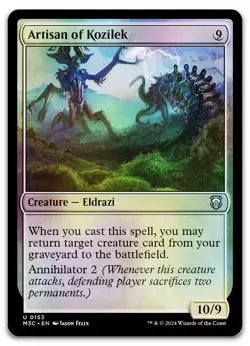 Artisan of Kozilek (Ripple Foil) #153 (NM) Modern Horizons 3 M3C Magic MTG - Image 1