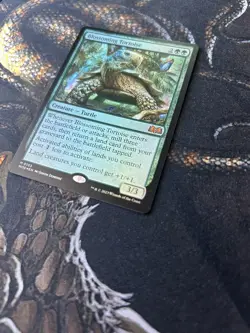 Blossoming Tortoise FOIL Mythic Wilds Of Eldraine MTG 163 - Image 2