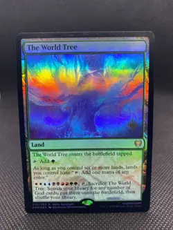 MTG The World Tree - Kaldheim NM/Foil Promo English - Image 1